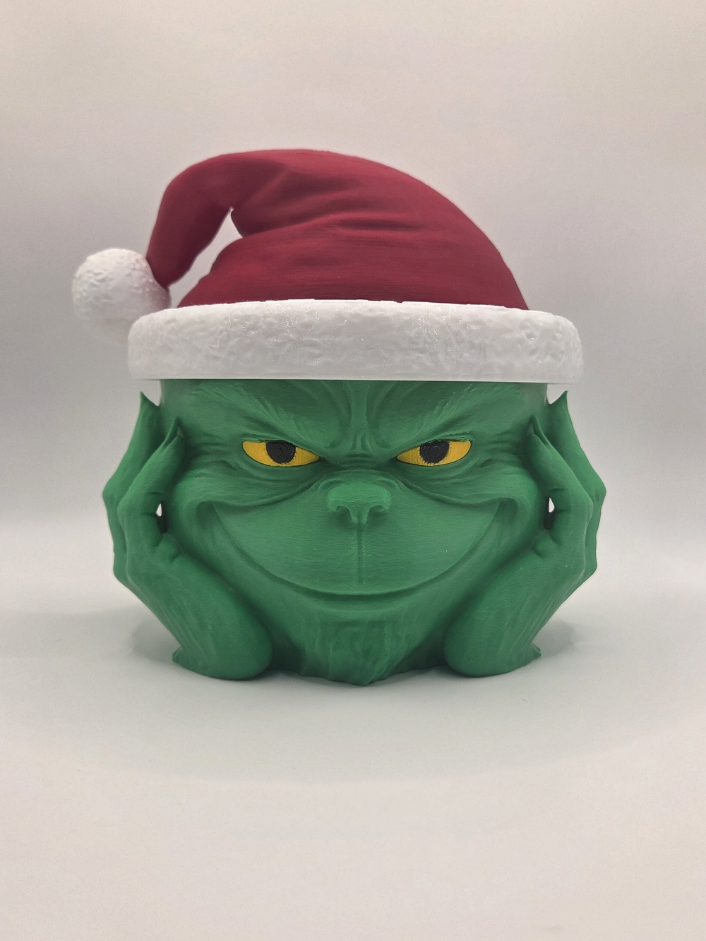 Grinch Holiday Decorative Container – Green
